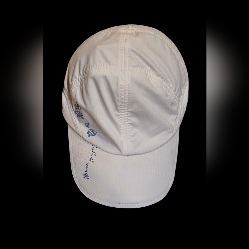lululemon athletica White Hat with Blue Detail